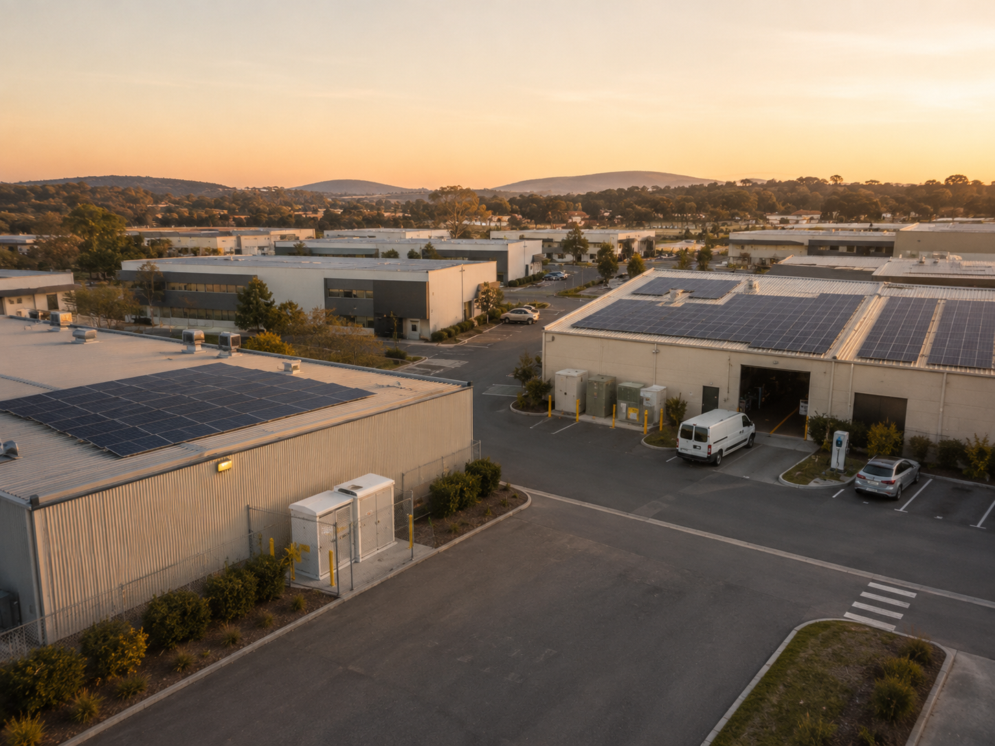 Commercial solar and distributed energy portfolio